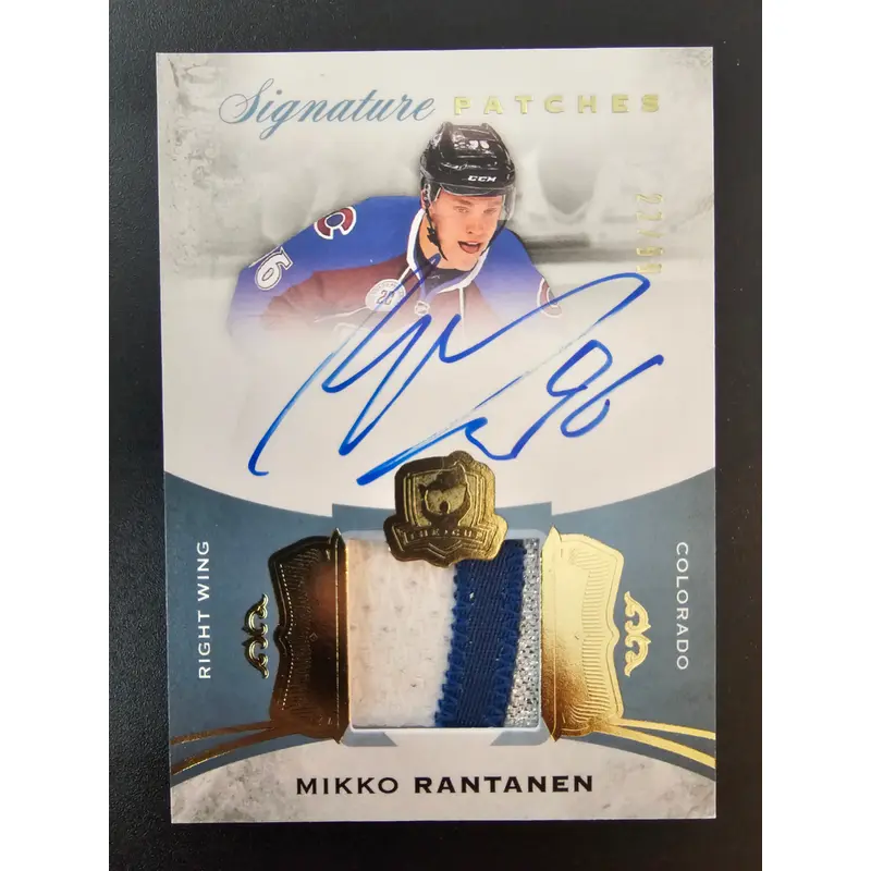 2015-16 Upper Deck The Cup - Signature Patches - Mikko Rantanen #SP-MR /99 RY