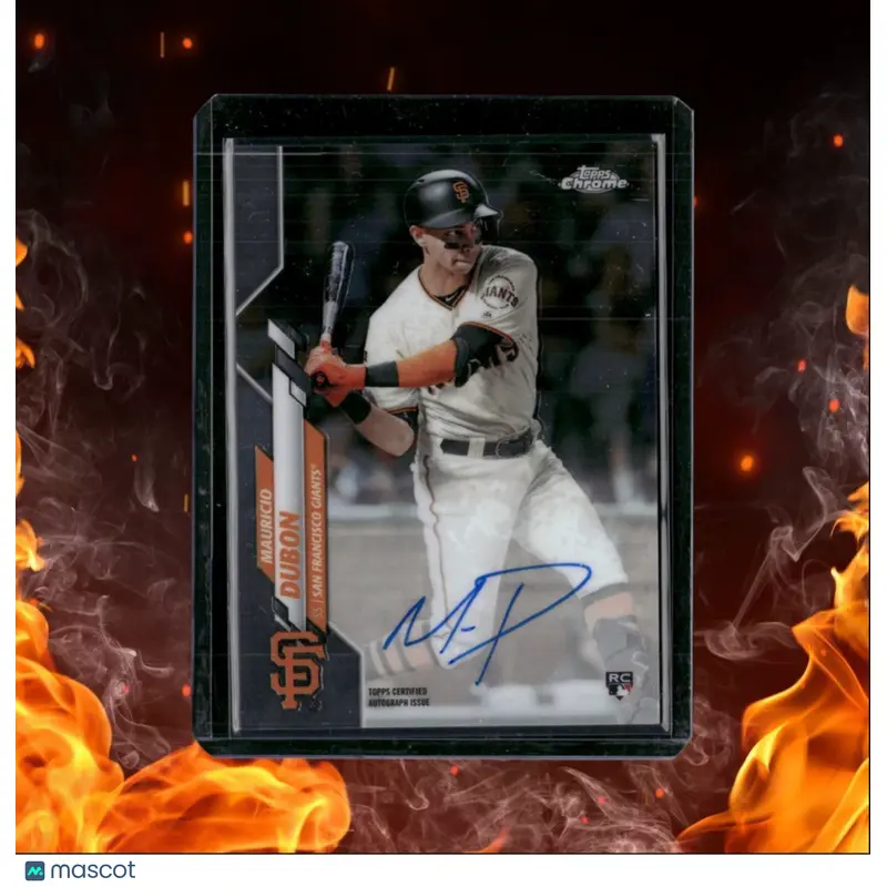 2020 Topps Chrome Mauricio Dubon Rookie Auto #RA-MD