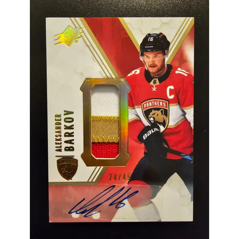 2021-22 SPx - Auto Patch Aleksander Barkov #28 /49