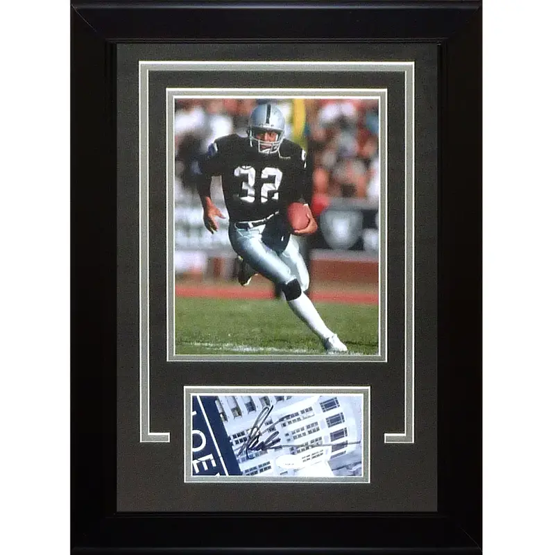 Marcus Allen Autographed Oakland Raiders "Signature Series" Frame - JSA