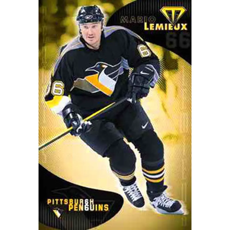 Mario Lemieux "Diamond" Pittsburgh Penguins NHL Action Poster - Costacos 2001