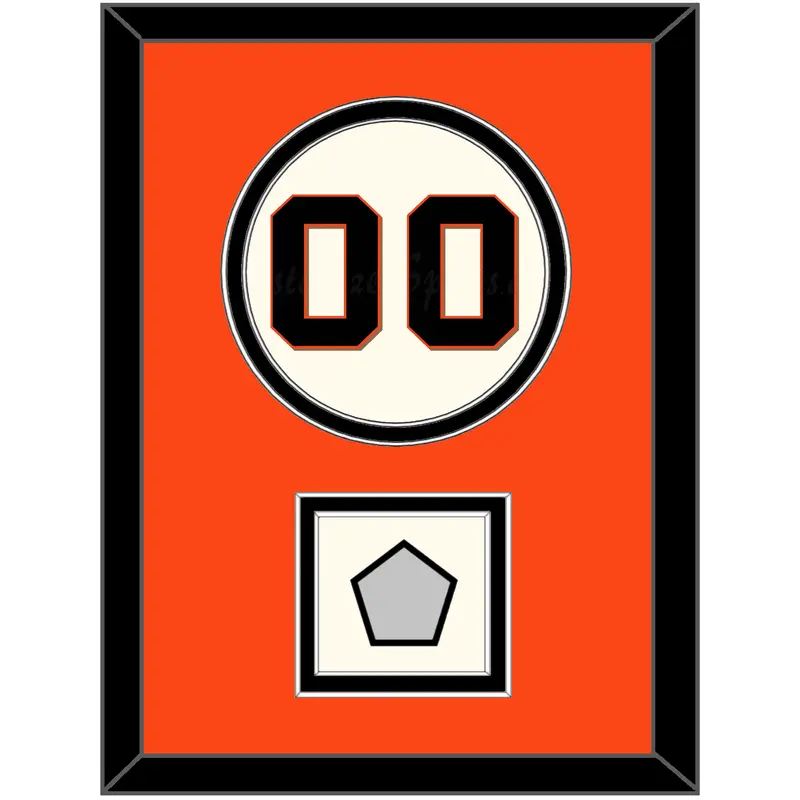 San Francisco Number & World Series Jersey Patch - Home Cream (2000-2021) - Double Mat 2