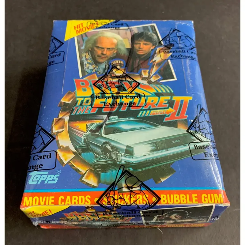 1989 Topps Back to the Future II Unopened Wax Box (BBCE) (X-Out)