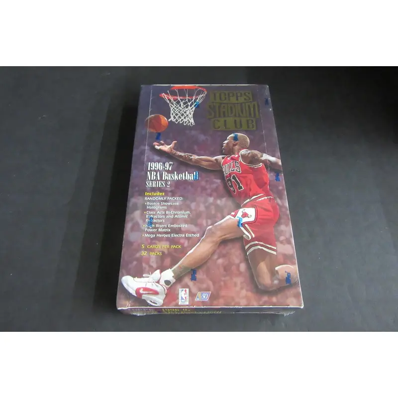 1996/97 Topps Stadium Club Basketball Series 2 Box (Retail) 32/5