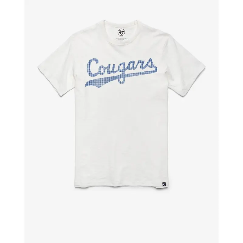 BRIGHAM YOUNG COUGARS VINTAGE GRIT WORDMARK '47 SCRUM TEE