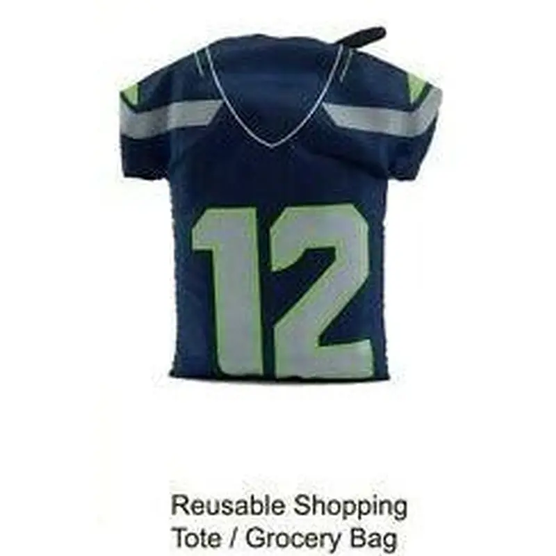 Seattle Seahawks Reusable Shopping Bag In Pouch