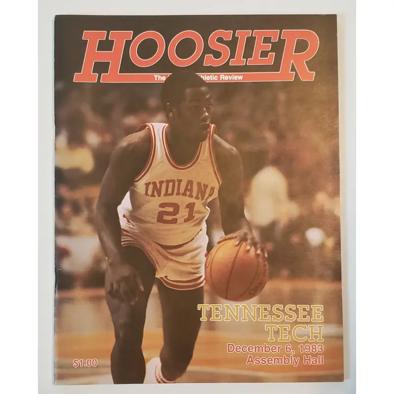 1983 Indiana University vs. Tennessee Tech Basketball Program