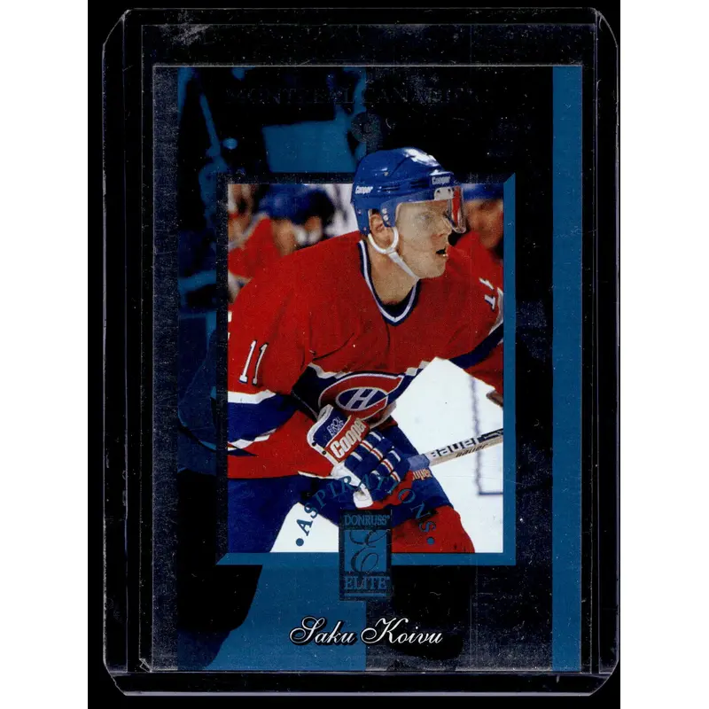 1996-97 Donruss Elite - Aspirations - Saku Koivu #5 /3000