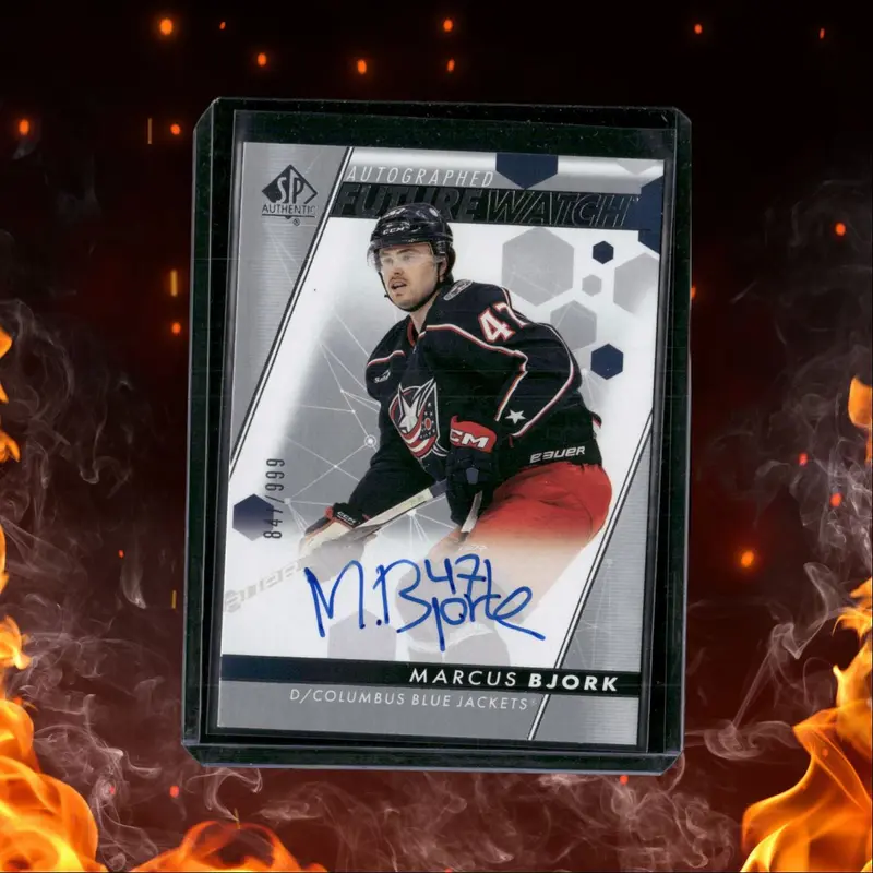2022-23 SP Authentic Future Watch Auto Marcus Bjork Rookie 847/999 #173