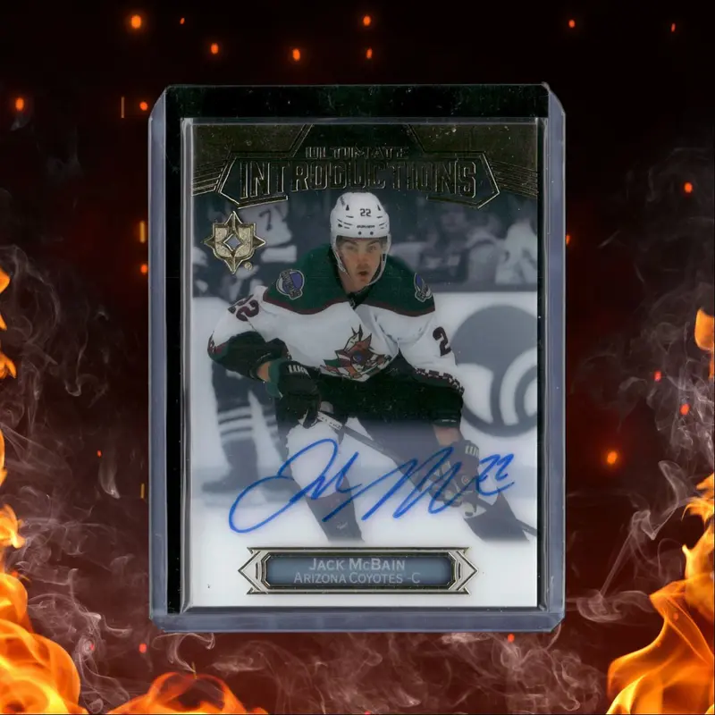 2022-23 Upper Deck Ultimate Jack McBain Introductions Rookie Auto #UI-6