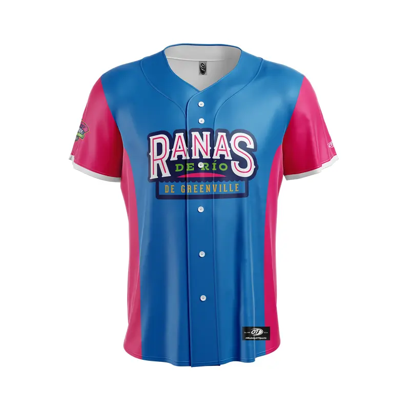 Greenville Drive OT Youth Ranas de Rio Sublimated Replica Jersey