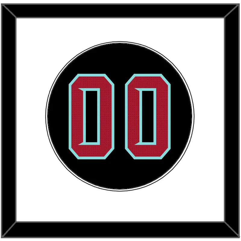Arizona Number - Alternate Black - Single Mat 1