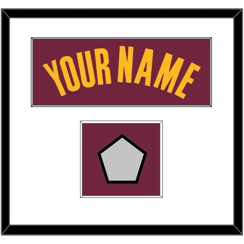 Cleveland Name & Finals Patch - Road Red (2010-2017) - Single Mat 1