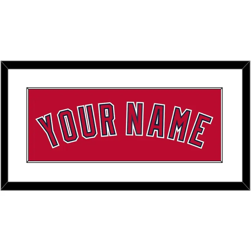Los Angeles Name - Alternate Red (2012-2020) - Single Mat 1