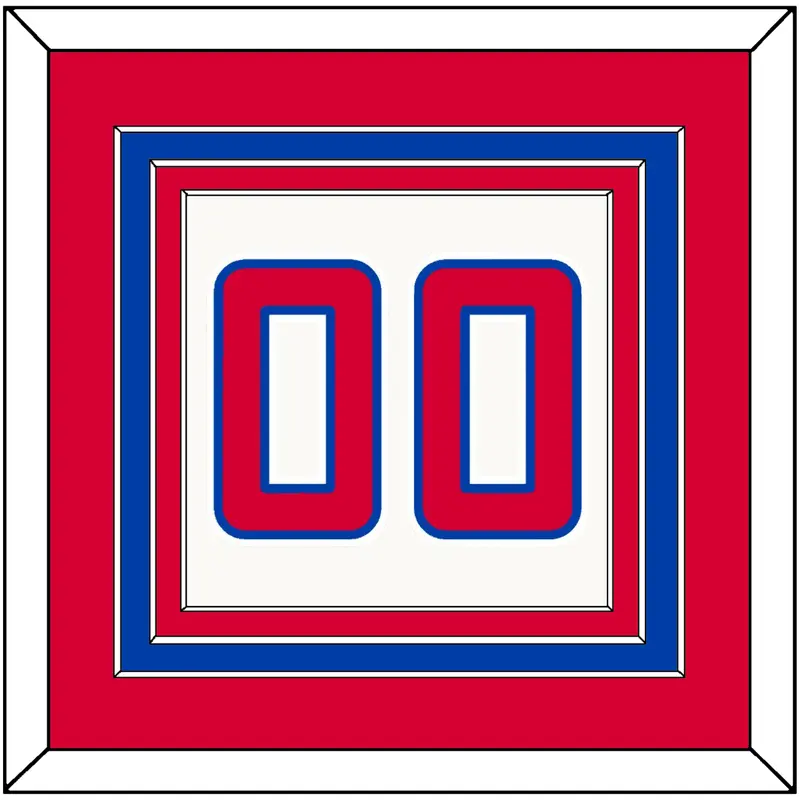 Los Angeles Number - Home White (2013-2015) - Triple Mat 3