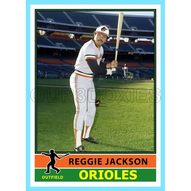 Reggie Jackson 1976 Topps Custom Card - 4859