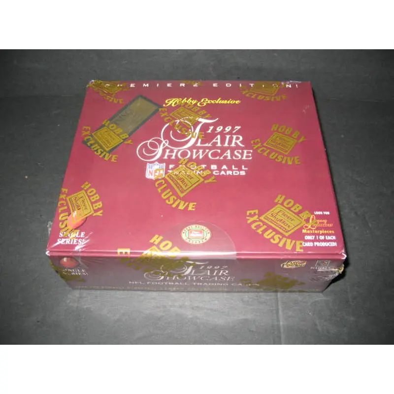 1997 Fleer Flair Showcase Football Box (Hobby)