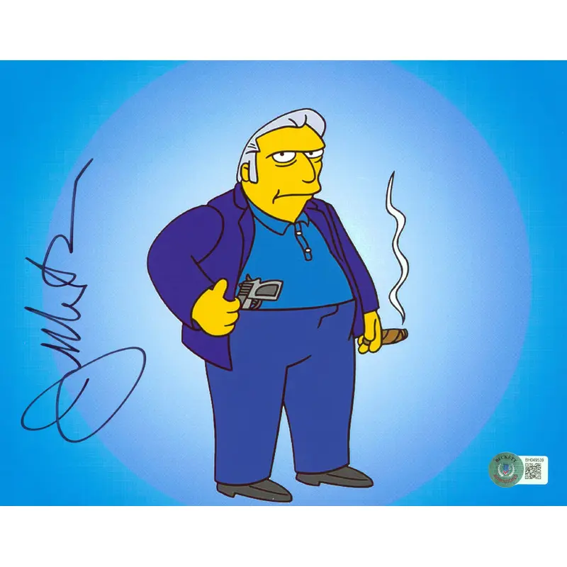 Joe Mantegna The Simpsons Authentic Signed 8x10 Photo Autographed BAS #BH049539