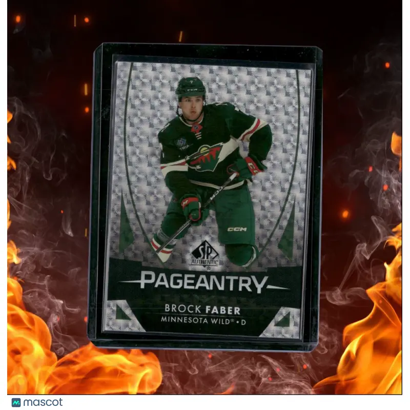 2023-24 SP Authentic Brock Faber Pageantry Rookie #P-89