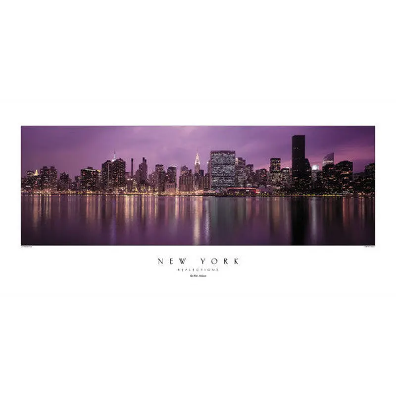 New York "Reflections" (Skyline at Sunset) - Rick Anderson