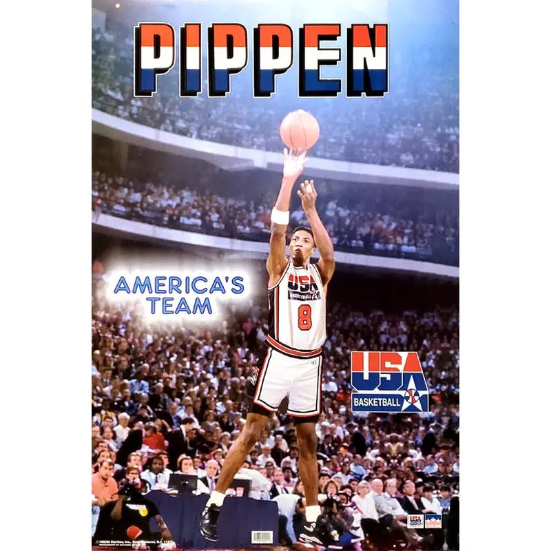 Scottie Pippen Team USA 1992 Olympic Dream Action Poster - Starline Inc.