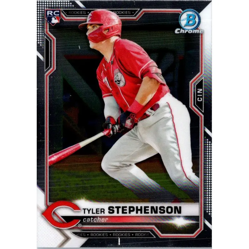 2021 Bowman Chrome Tyler Stephenson #87 Rookie