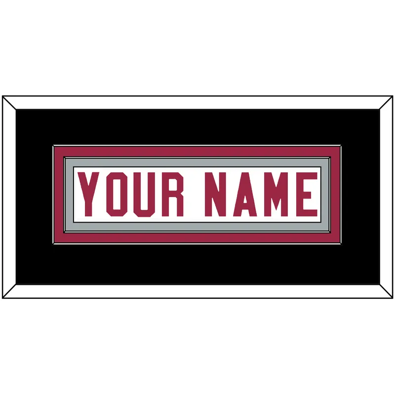 Arizona Nameplate - Road White - Double Mat 5