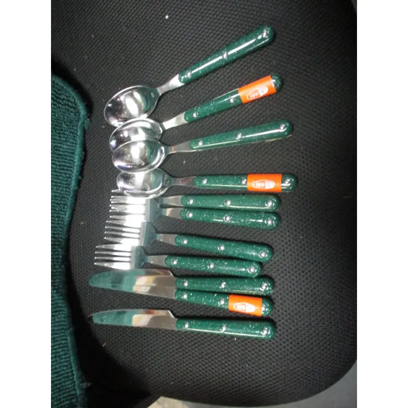 Used GSI Outdoors Forks,Butter Knifes, Spoons Set