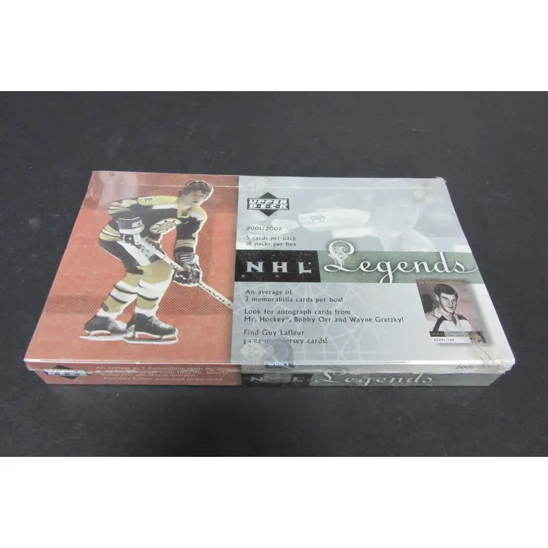 2001/02 Upper Deck NHL Legends Hockey Box (Hobby)