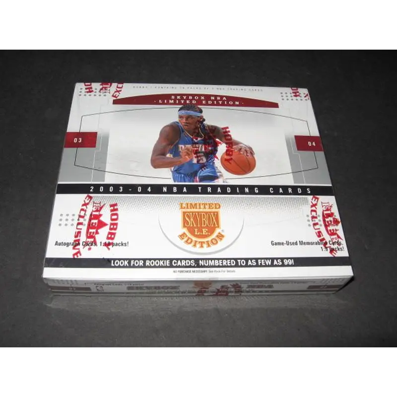 2003/04 Fleer Skybox L.E. Limited Edition Basketball Box