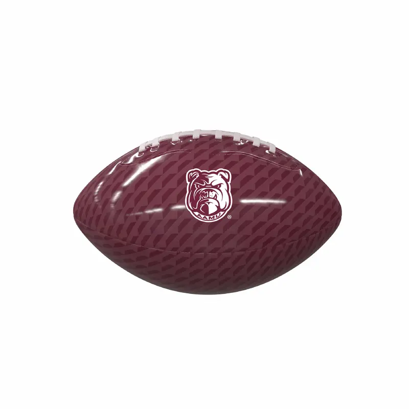 Alabama A&M Carbon Fiber Mini Glossy Football