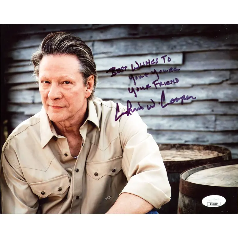 Chris Cooper "Best Wishes To You + Your Friend" Signed 8x10 Photo JSA #AR36664