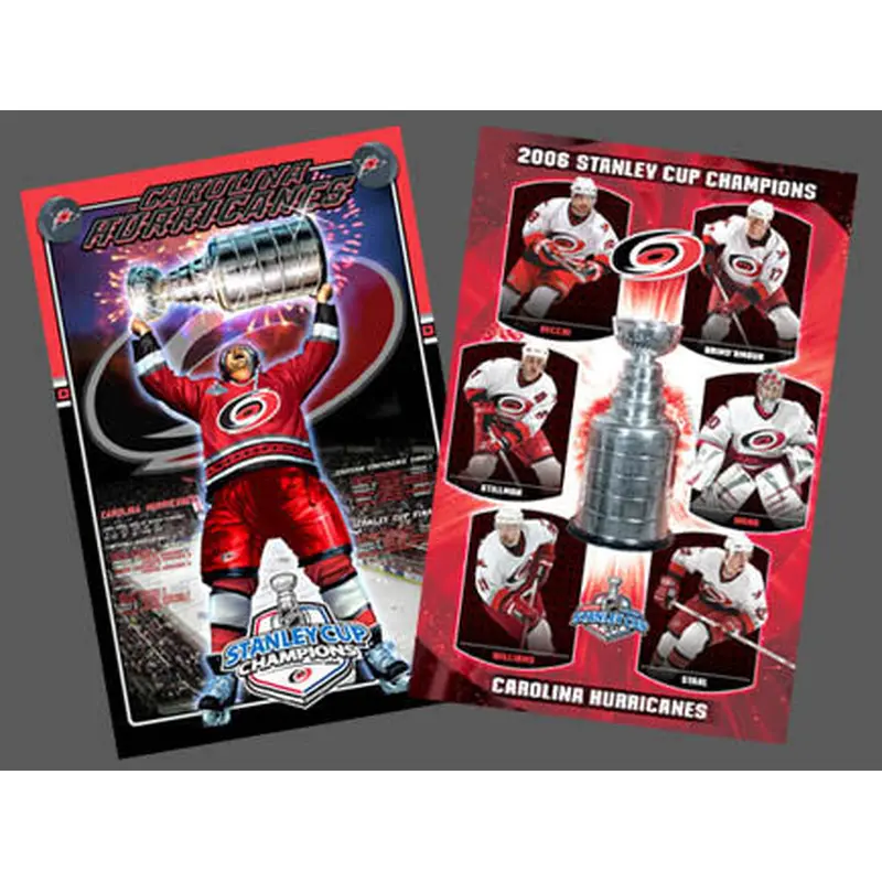 Carolina Hurricanes 2006 Stanley Cup Champions 2-Poster Combo - Costacos/Action Images