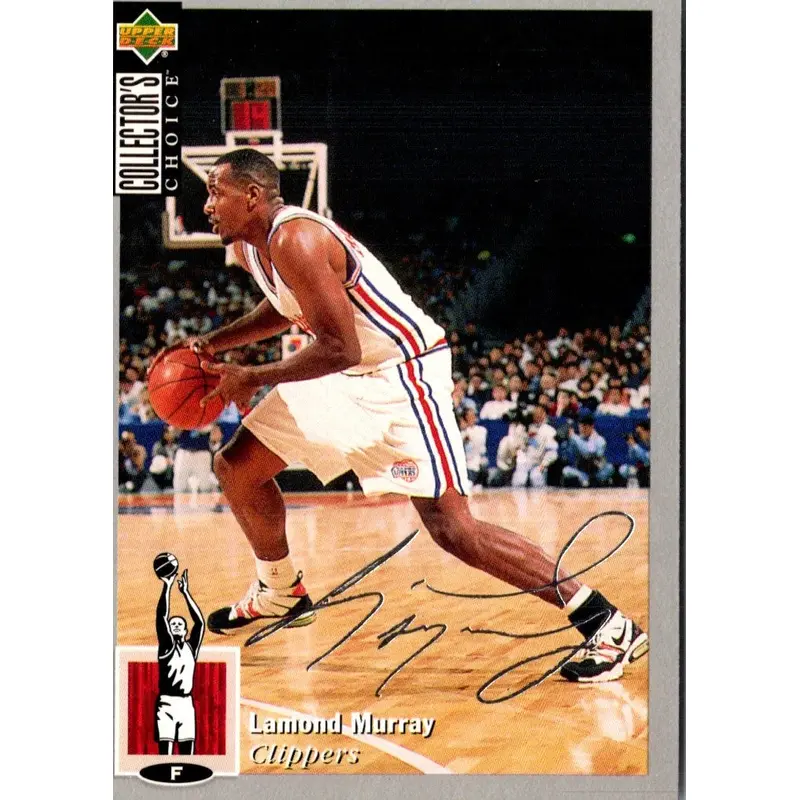1994 Collector's Choice Silver Signatures Lamond Murray #322