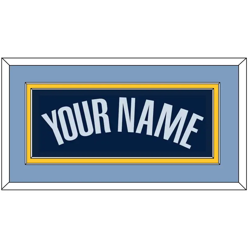Memphis Name - Road Navy (2004-2010) - Double Mat 3