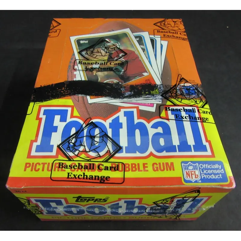 1988 Topps Football Unopened Wax Box (BBCE) (X-Out)