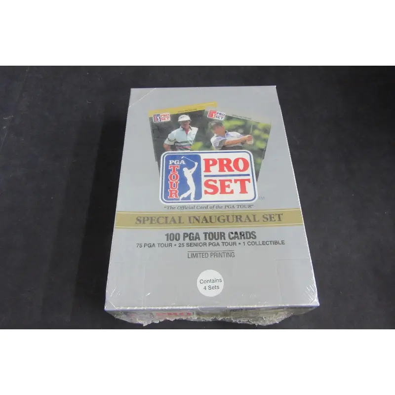 1990 Pro Set PGA Tour Golf Factory Set Box (4 Sets)