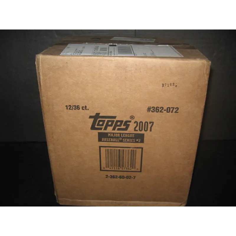 2007 Topps Baseball Series 2 Case (12 Box)