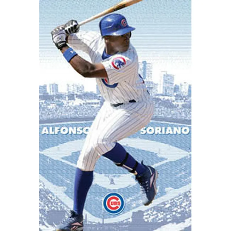 Alfonso Soriano "Wrigley Superstar" Chicago Cubs Poster - Costacos 2007