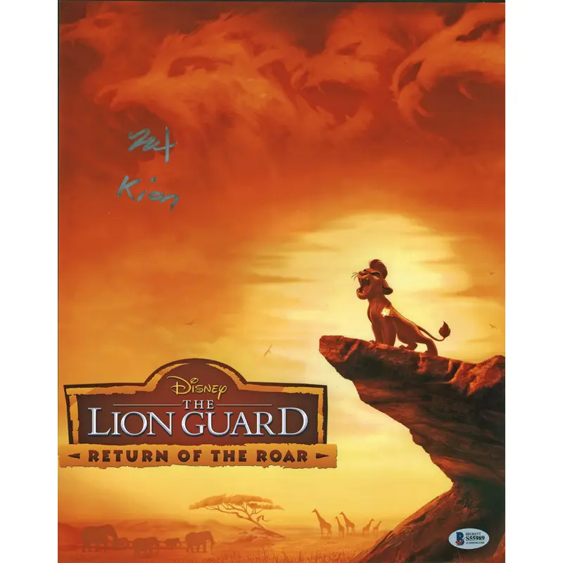 Max Charles The Lion Guard Return Of The Roar Signed 11x14 Photo BAS #S55989