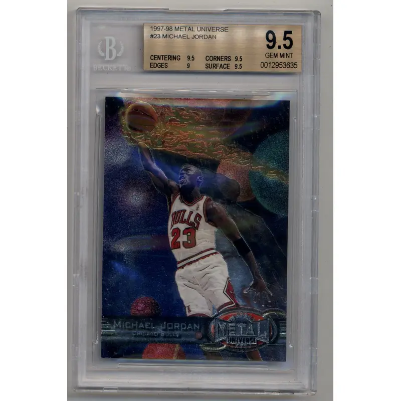 Michael Jordan 1997-98 Metal Universe #23 BGS 9.5 Gem Mint