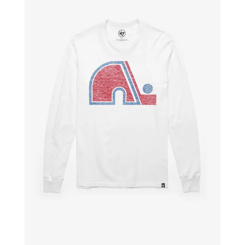 QUEBEC NORDIQUES VINTAGE PREMIER '47 FRANKLIN LONG SLEEVE TEE