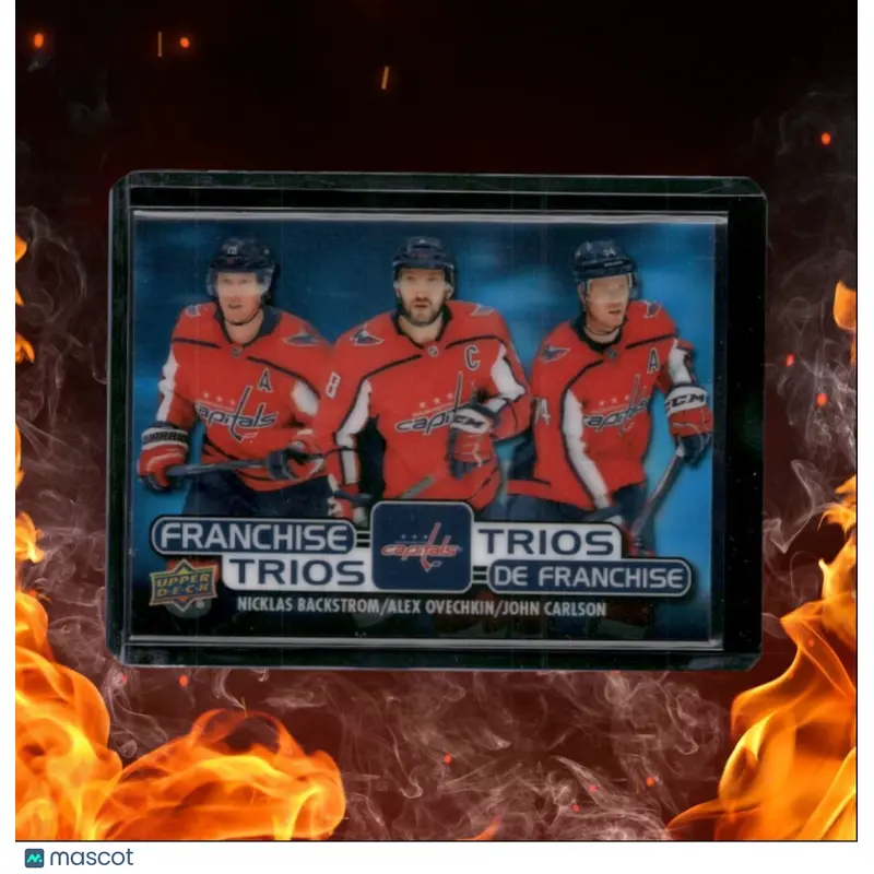 2021-22 Upper Deck Tim Hortons Alex Ovechkin / Nicklas Backstrom / John Carlson