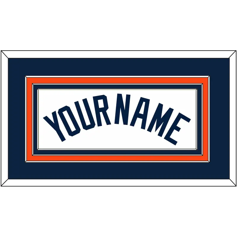 Detroit Name - Home White - Triple Mat 2
