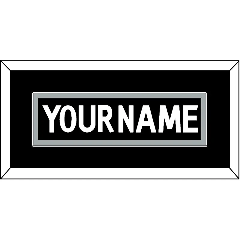 Los Angeles Nameplate - Home Black (2011-2017) - Single Mat 2