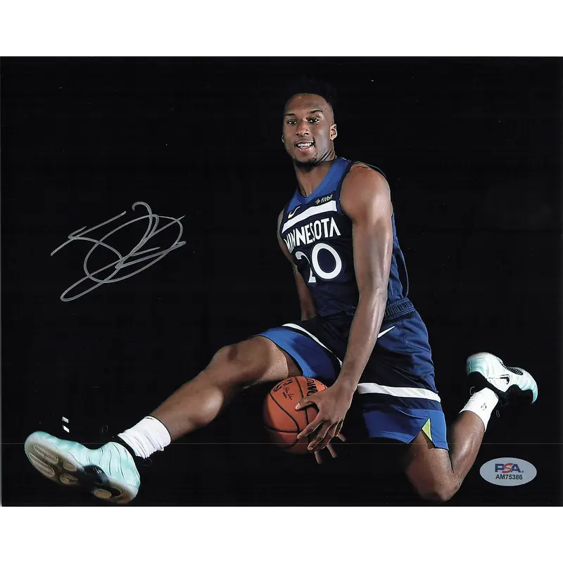 JOSH OKOGIE signed 8x10 photo PSA/DNA Minnesota Timberwolves Autographed