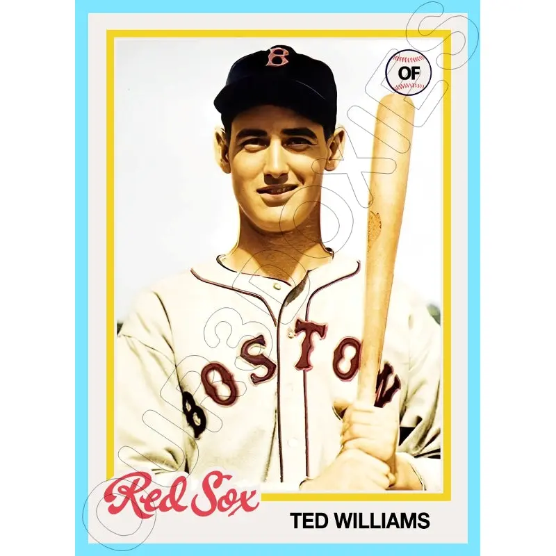 Ted Williams 1978 Topps Custom Card - 4910