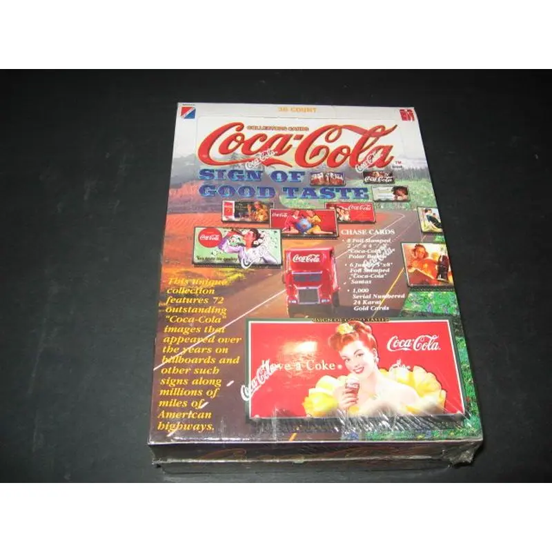 1996 Coca-Cola Sign of Good Taste Box