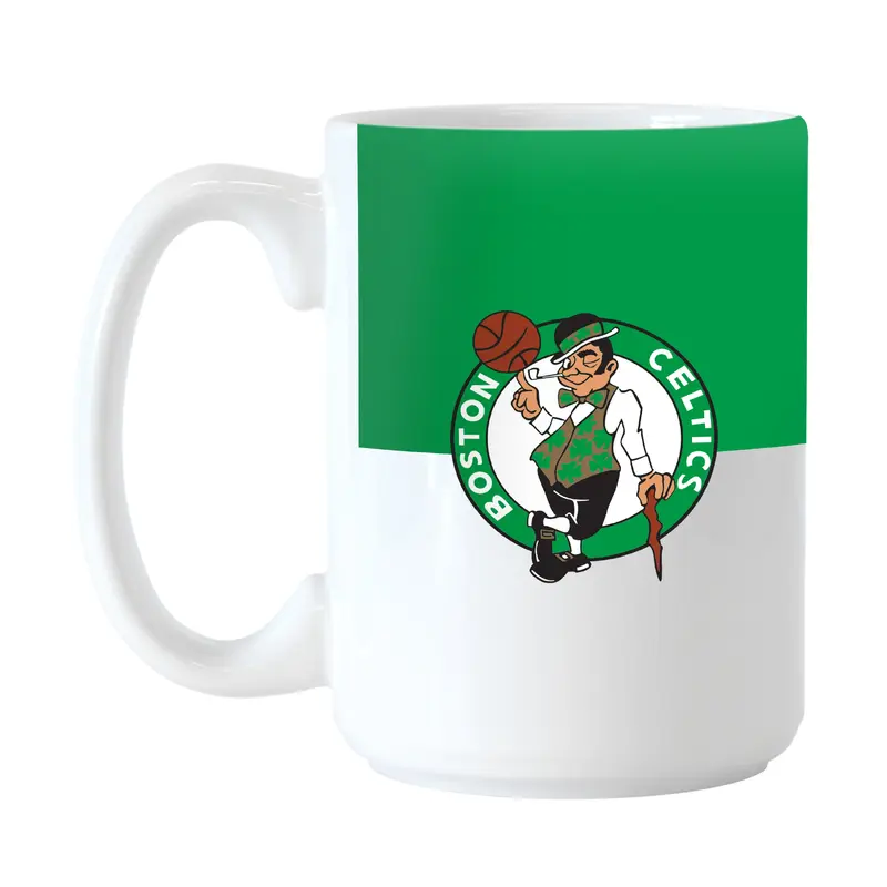 Boston Celtics 15oz Colorblock Sublimated Mug