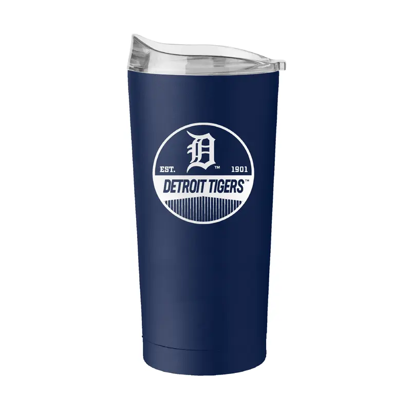 Detroit Tigers 20oz Badge Powder Coat Tumbler